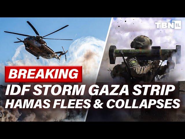 BREAKING: IDF STORM GAZA STRIP — HAMAS FLEES & COLLAPSES; Trump Pushes Syrian-Israel Peace Deal