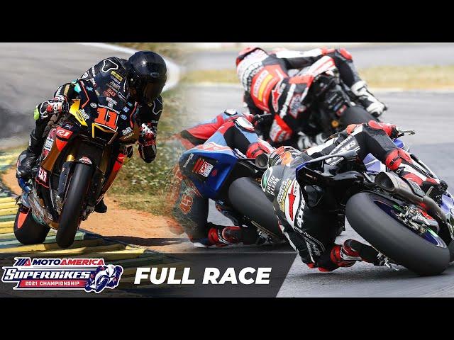 MotoAmerica HONOS Superbike Race 1 at VIR 2021