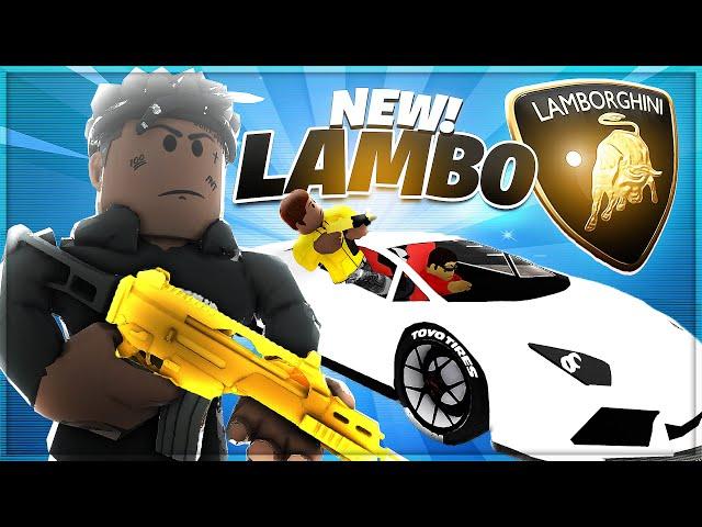 So I found the new unreleased Lamborghini in ROBLOX South London 2...