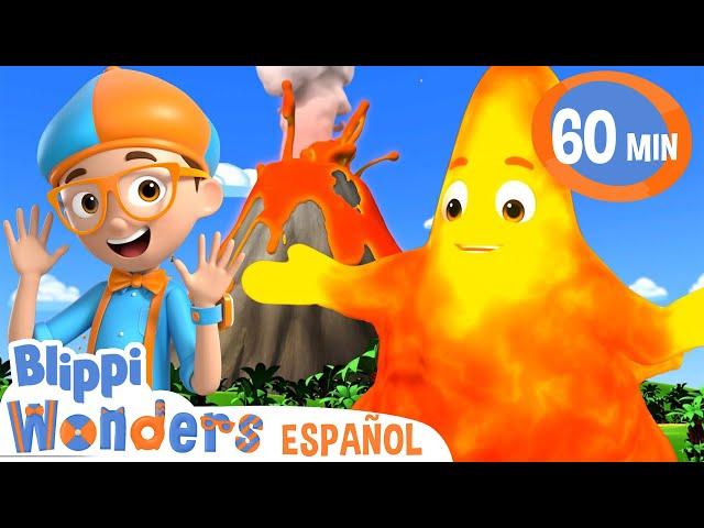 Volcanes | Blippi Wonders | Caricaturas para niños