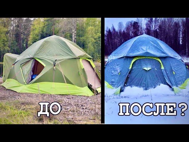 ПАЛАТКА ПРОСТОЯЛА 1 ГОД НА БЕРЕГУ! Что с ней стало?! Весенняя Рыбалка на поплавок