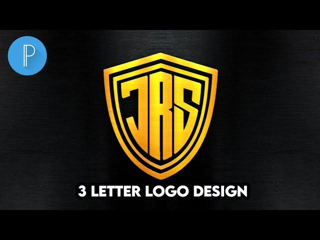 How to Create a 3 Letter Logo Design in Pixellab: Monogram Logo Design