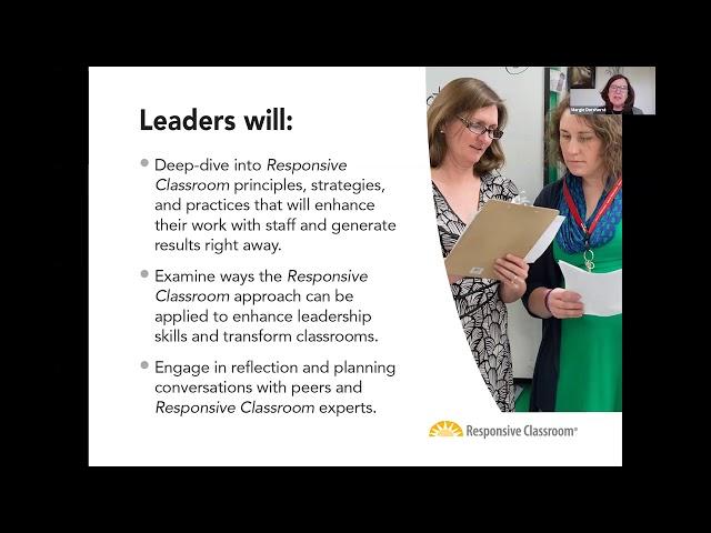 Webinar: Empowering Students w/ Social and Emotional Skills Using the Responsive Classroom Approach