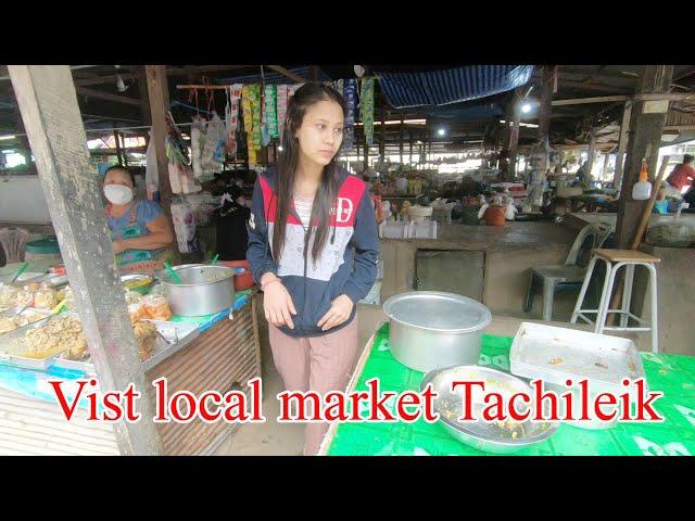 Tachileik Ep # 4 เที่ยวตลาดตอนเช้าบ้านกุงทุนท่าขี้เหล็ก Lifestyle  in a local market BornTun village