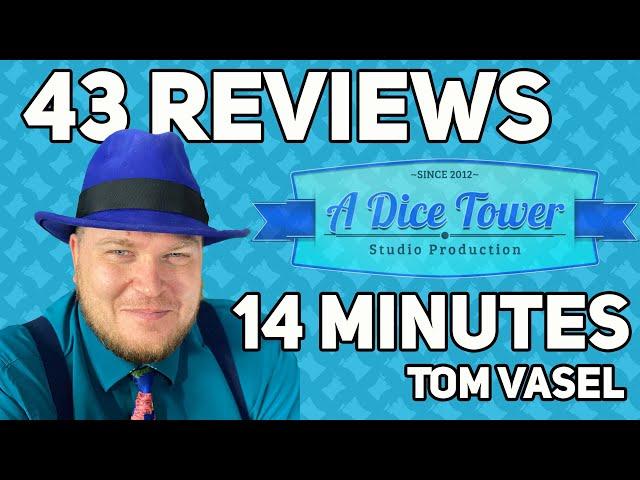 43 Reviews in 14 Minutes - with Tom Vasel