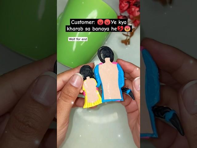 Mother daughter clay art   #shorts