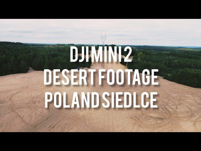 DJI MINI 2 PUSTYNIA SIEDLECKA OFFROAD JEEP GRAND CHEROKEE 5.2