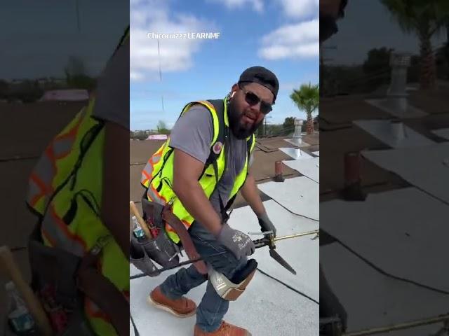 Torch down roofing tip LEARN MF ️