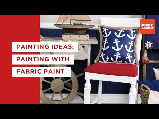 Painting Ideas: Painting with Fabric Paint | Hobby Lobby®