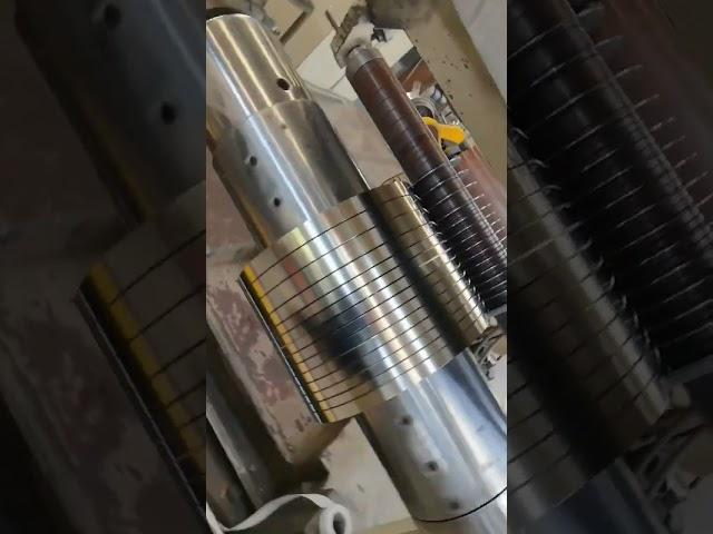 Steel coil slitting