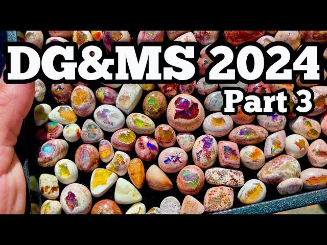 Denver Gem Show 2024 part3 Opals Fire Agate Sugilite & Old School Ocean Jasper SALE THIS WEDNESDAY