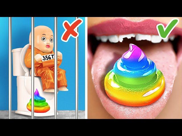 Who would have thought that snot would become a crime? 🫠 #jail #sweets #food #hacks