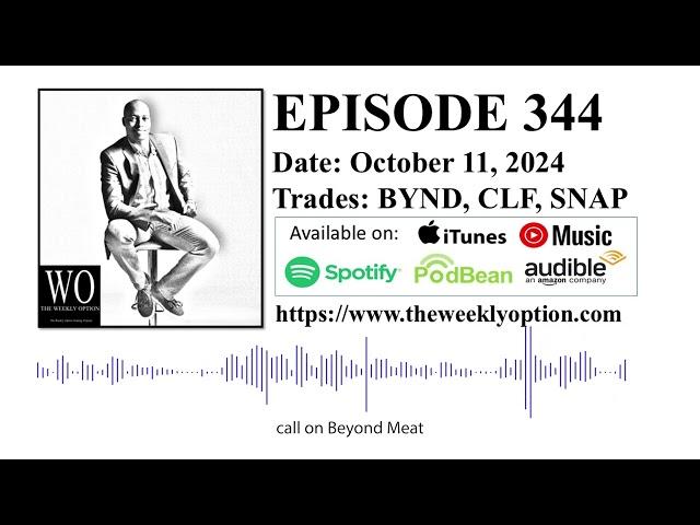 Option Trading Podcast - The Weekly Option Episode 344 Recorded on October 11, 2024