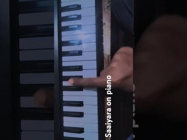 Saaiyara on piano coverup by learn piano with harshit and vidhi
