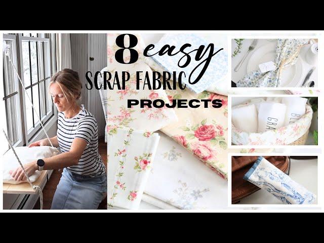 Easy Scrap Fabric Projects ~ Sewing Projects ~ Handmade Sewing Crafts ~ DIY Fabric Projects