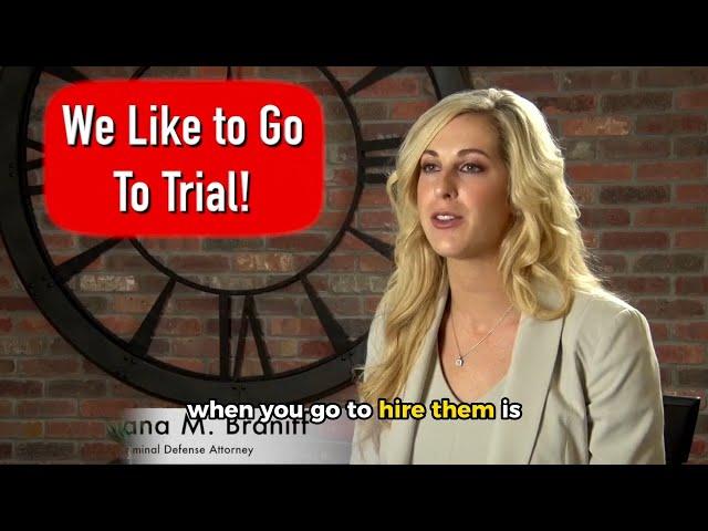 Hire Attorneys that LIKE to Go to Trial!