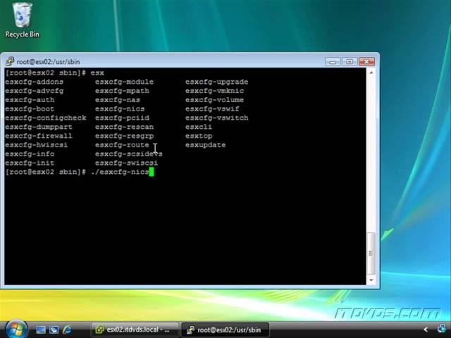 VMware vSphere Administration CBT - ESX Service Console Commands