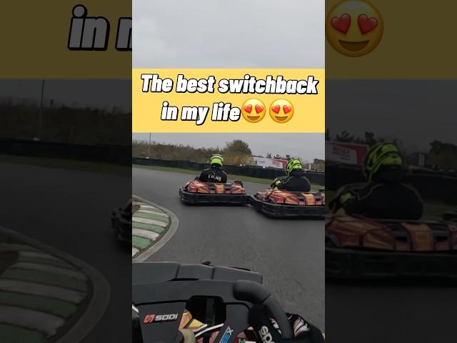 INSANE Satisfying Switchback Overtake️ #motorsport #kartrace #f1 #race #karting #racing