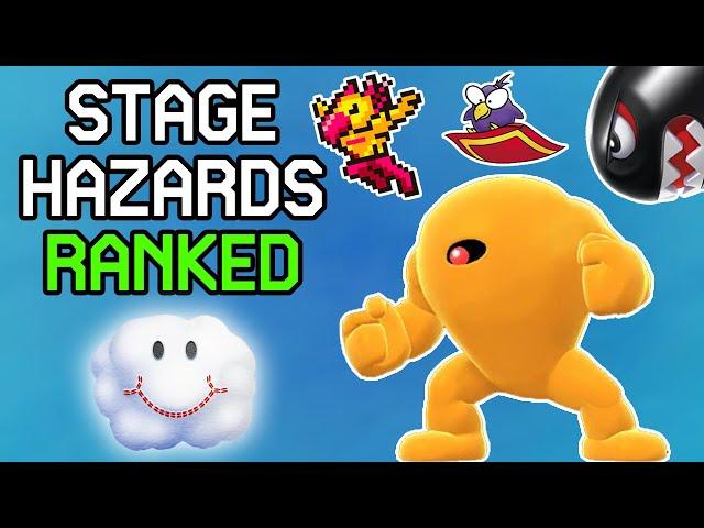 Ranking EVERY Stage Hazard in Super Smash Bros Ultimate