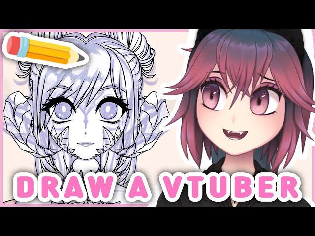 How To Draw Your FIRST Vtuber Model for Live2D Cubism!