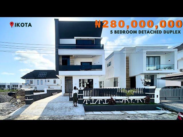 INSIDE THIS 280,000,000 MILLION NAIRA ($373,333 ) 5 BEDROOM DETACHED DUPLEX IN LEKKI, LAGOS NIGERIA