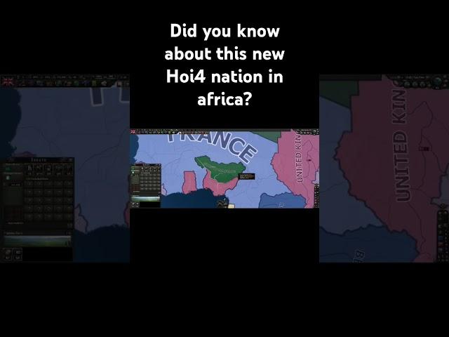 Did you know about this new secret african nation in Hoi4?  #hoi4 #shorts