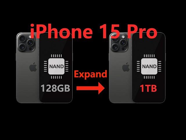 iPhone 15 Pro Storage Expansion | 128GB To 1TB