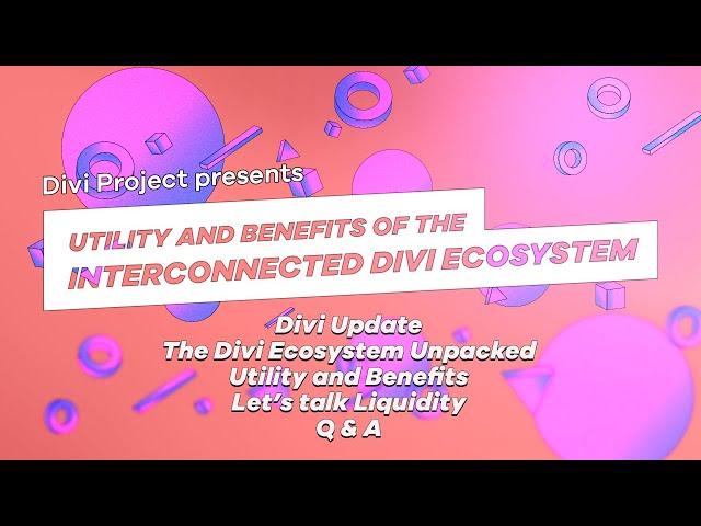 Utility and Benefits of the interconnected Divi Ecosystem