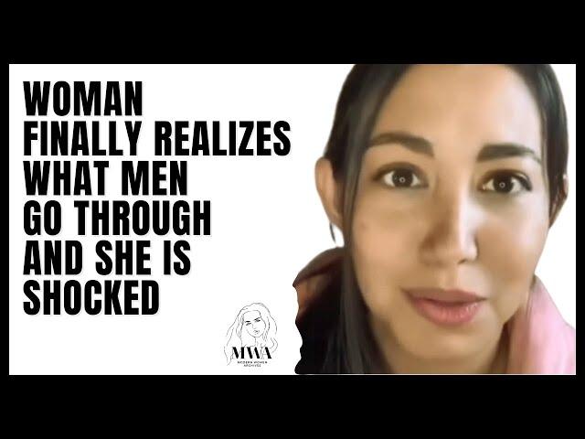 Woman Finally Realizes What Men Go Through And She Is Shocked. Modern Woman Humbled By Men