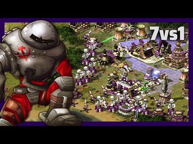 Red Alert 2 | Donavan's Reef | (7 vs 1)