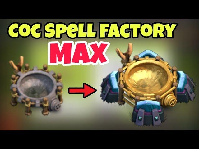 Clash of Clans: Upgrading the Spell Factory to MAX - Unlocking Ultimate Power!