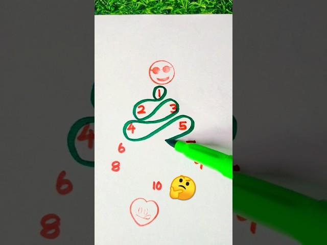 Fun with numbers 1 to 10#shorts#creative#satisfying#art#youtubeshorts