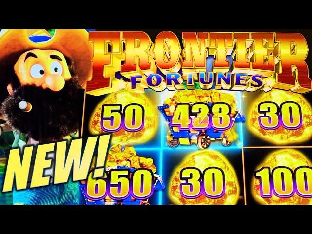 NEW SLOT! WOW! THIS BONUS IS SO COOL!!!  FRONTIER FORTUNES Slot Machine (AGS)