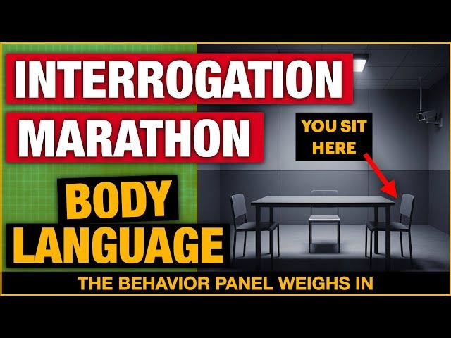 Can YOU Survive ALL These Interrogations? Sit Down With The Behavior Panel!