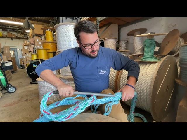 Rope Splicing - Long Splice 12 Strand Rope - Samson Rope Polytron