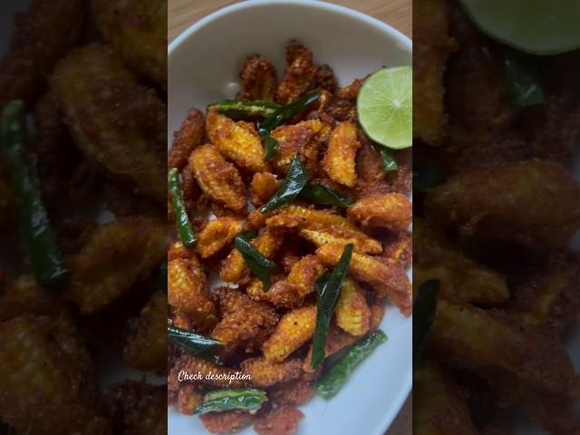Crispy Baby Corn / Snacks Recipe / Party Starter #shortsvideo