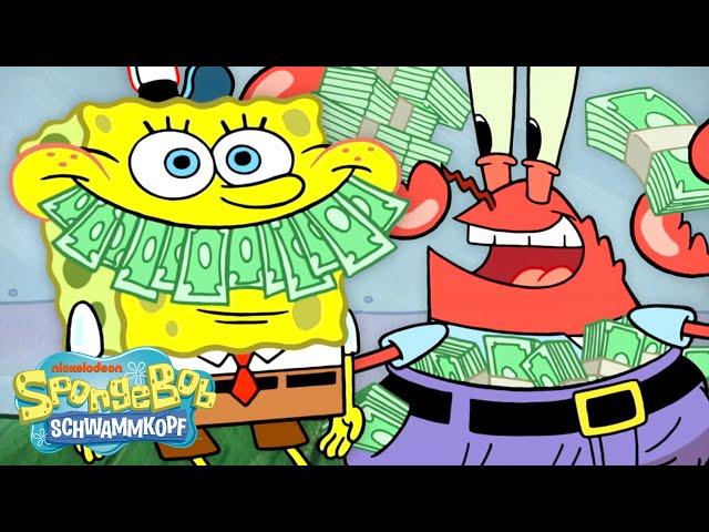 SpongeBob | Mr. Krabs' GEIZIGSTE Momente aller Zeiten   | SpongeBob Schwammkopf