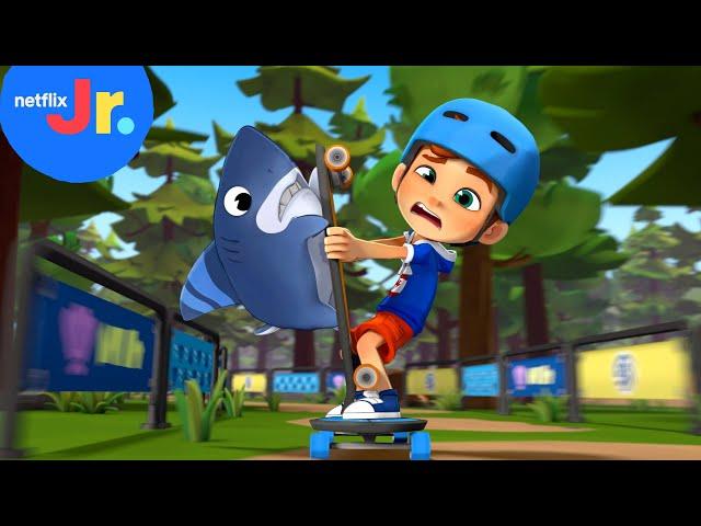 Super Speed Sharkdog Race | Netflix Jr