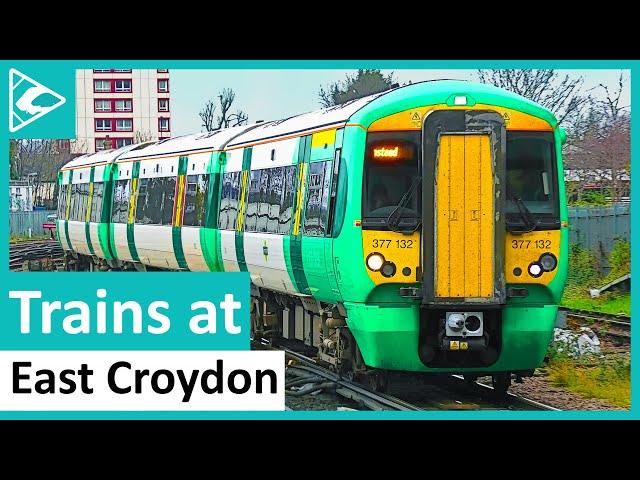 Trains at East Croydon (BML) 05/03/2022