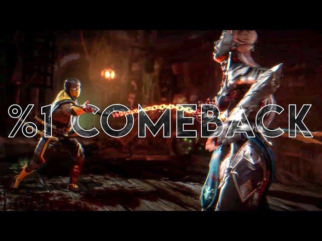 COMEBACK from 1 HP with Scorpion!  - Mortal Kombat 11 Gameplay