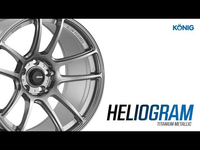 HELIOGRAM - Titanium Metallic | Konig Wheels