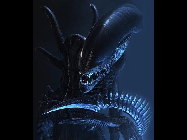 Xenomorph Growling Hissing and Screeching Sound FX (Wait 'till the end)