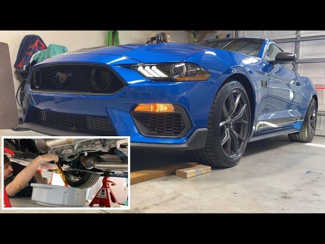 2021 Mach 1 Break In Complete - First Oil Change Surprises