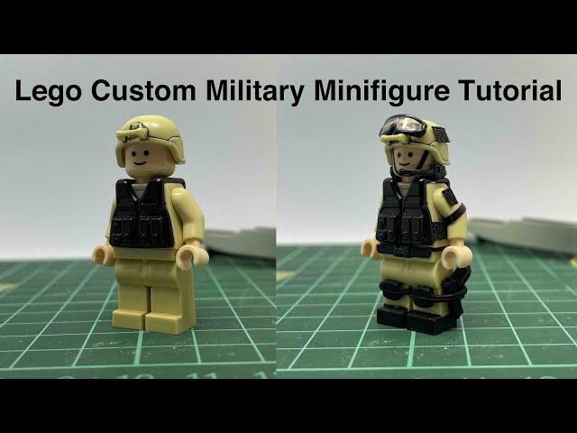 Lego Custom Military Minifigure Tutorial