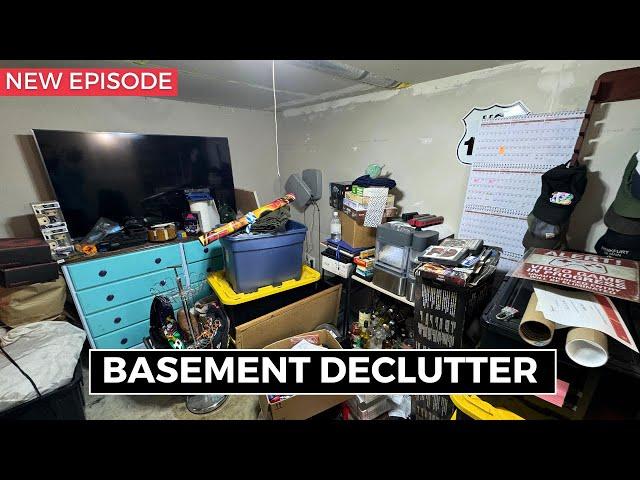 The Ultimate Basement Cleanout  DAY 9/9 OF DECLUTTERING & ORGANIZING!!!