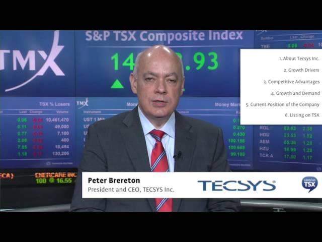 Peter Brereton, President and CEO, TECSYS Inc.