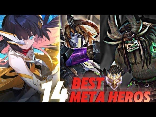 TOP 14 BEST EXP HEROES THAT ARE META | MLBB