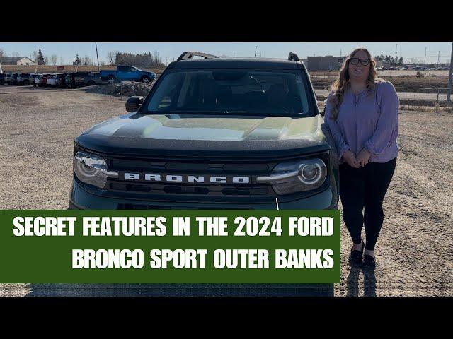 Secret Features in the 2024 Bronco Sport Outer Banks