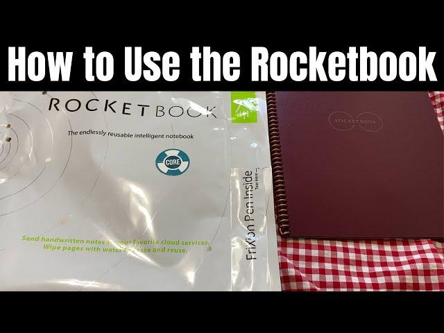 How to Use the Rocketbook