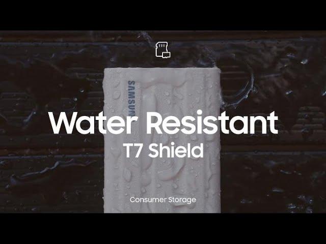 Portable SSD T7 Shield: Water | Samsung